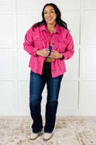Perfect Pop of Pink Jacket Layers Ave Shops- Tilden Co.
