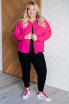 Perfect Pop of Pink Jacket    Layers Ave Shops- Tilden Co.