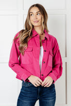 Perfect Pop of Pink Jacket Layers Ave Shops- Tilden Co.