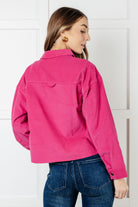 Perfect Pop of Pink Jacket Layers Ave Shops- Tilden Co.