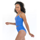 Spaghetti Strap Outline Tankini Top Swim Top Janela Bay- Tilden Co.