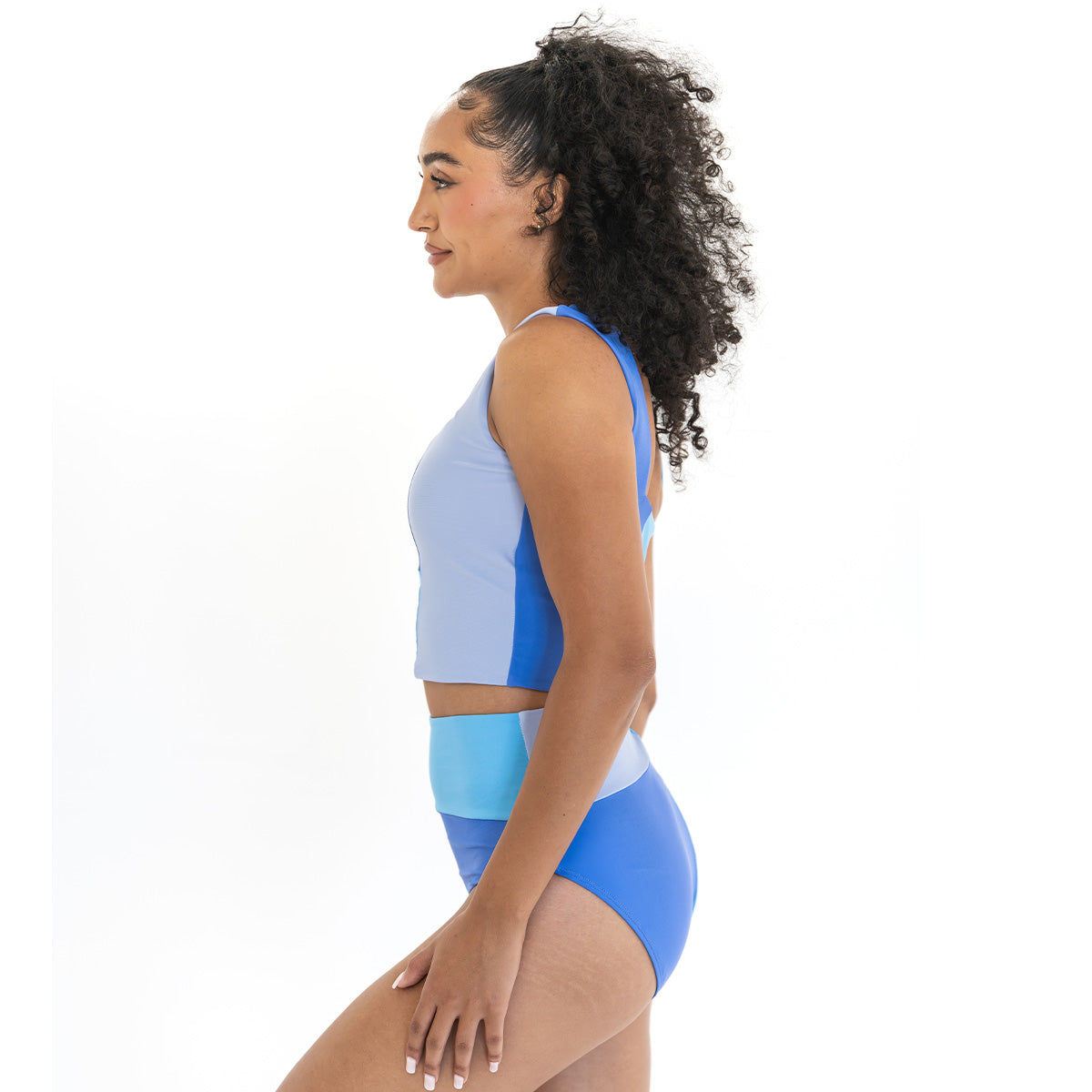 Square Neck Crop Tankini Top Janela Bay- Tilden Co.