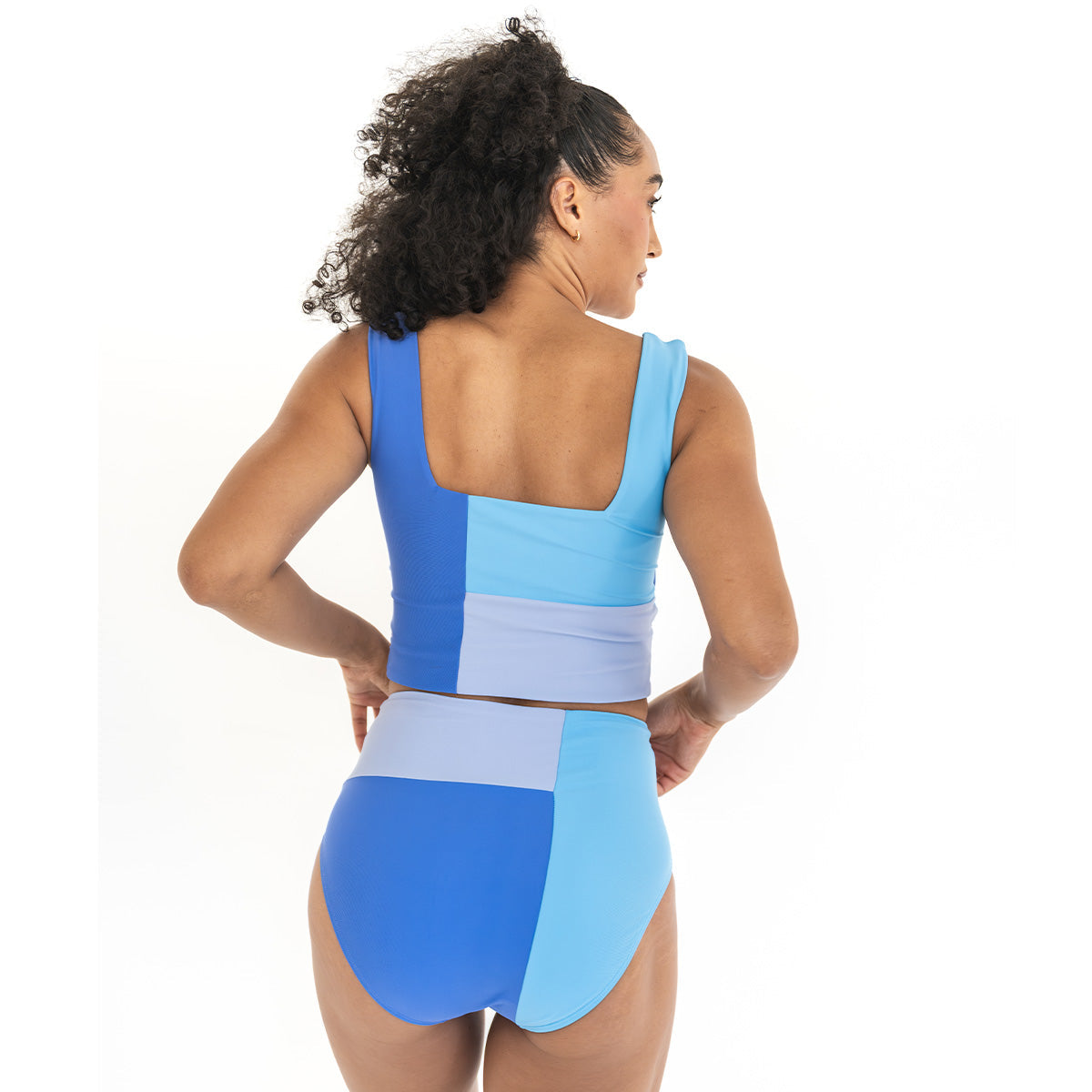 Square Neck Crop Tankini Top Janela Bay- Tilden Co.