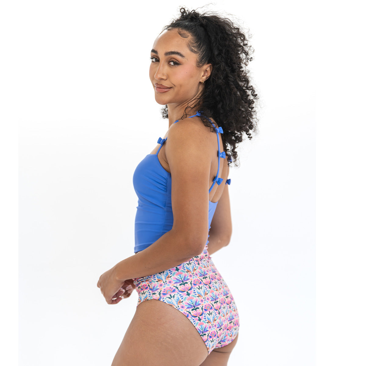 Repeating Bow Tankini Top Swim Top Janela Bay- Tilden Co.