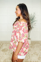 Petal Perfect Off the Shoulder Blouse Womens Ave Shops- Tilden Co.