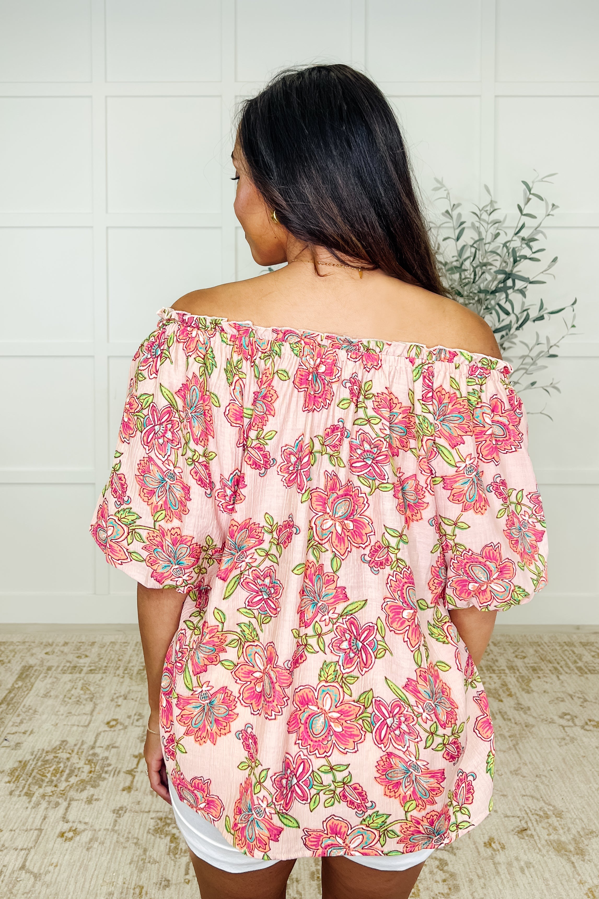Petal Perfect Off the Shoulder Blouse Womens Ave Shops- Tilden Co.
