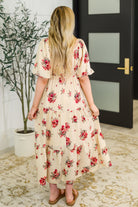 Petals & Postcards Balloon Sleeve Dress Womens Ave Shops- Tilden Co.