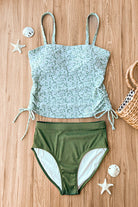 Green Ribbed Swim Bottoms Swim Bottom Mack and Mal- Tilden Co.