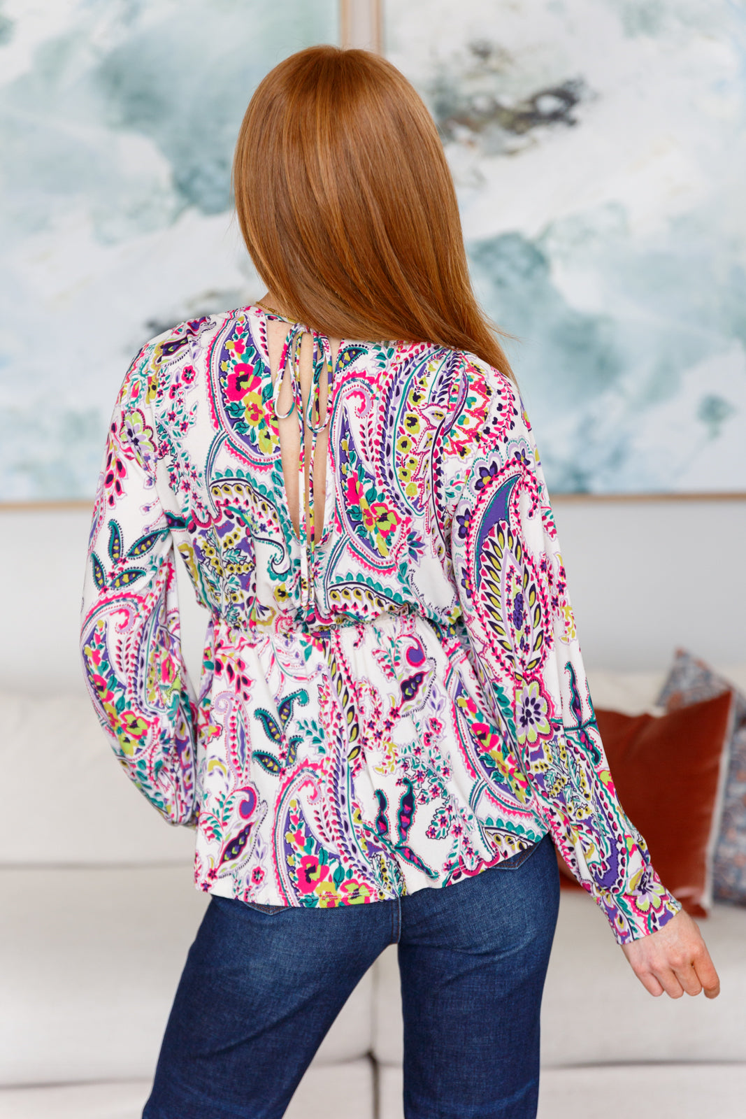 Pick a Color Peplum Blouse Tops Ave Shops- Tilden Co.