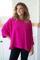 Pink Thoughts Chenille Blouse    Blouses Ave Shops- Tilden Co.