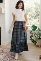 Plaid Perfection Maxi Skirt    Bottoms Ave Shops- Tilden Co.