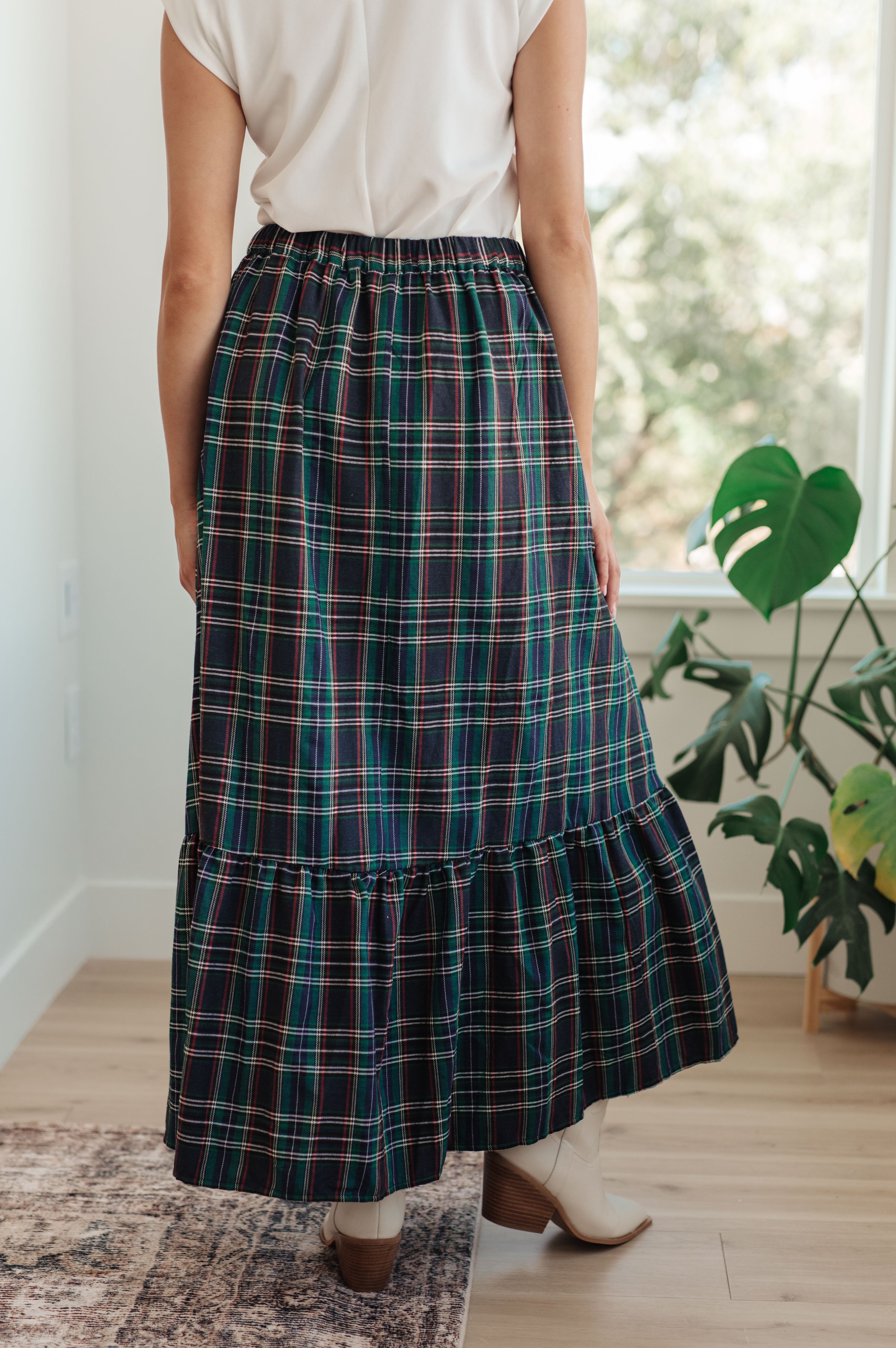 Plaid Perfection Maxi Skirt    Bottoms Ave Shops- Tilden Co.