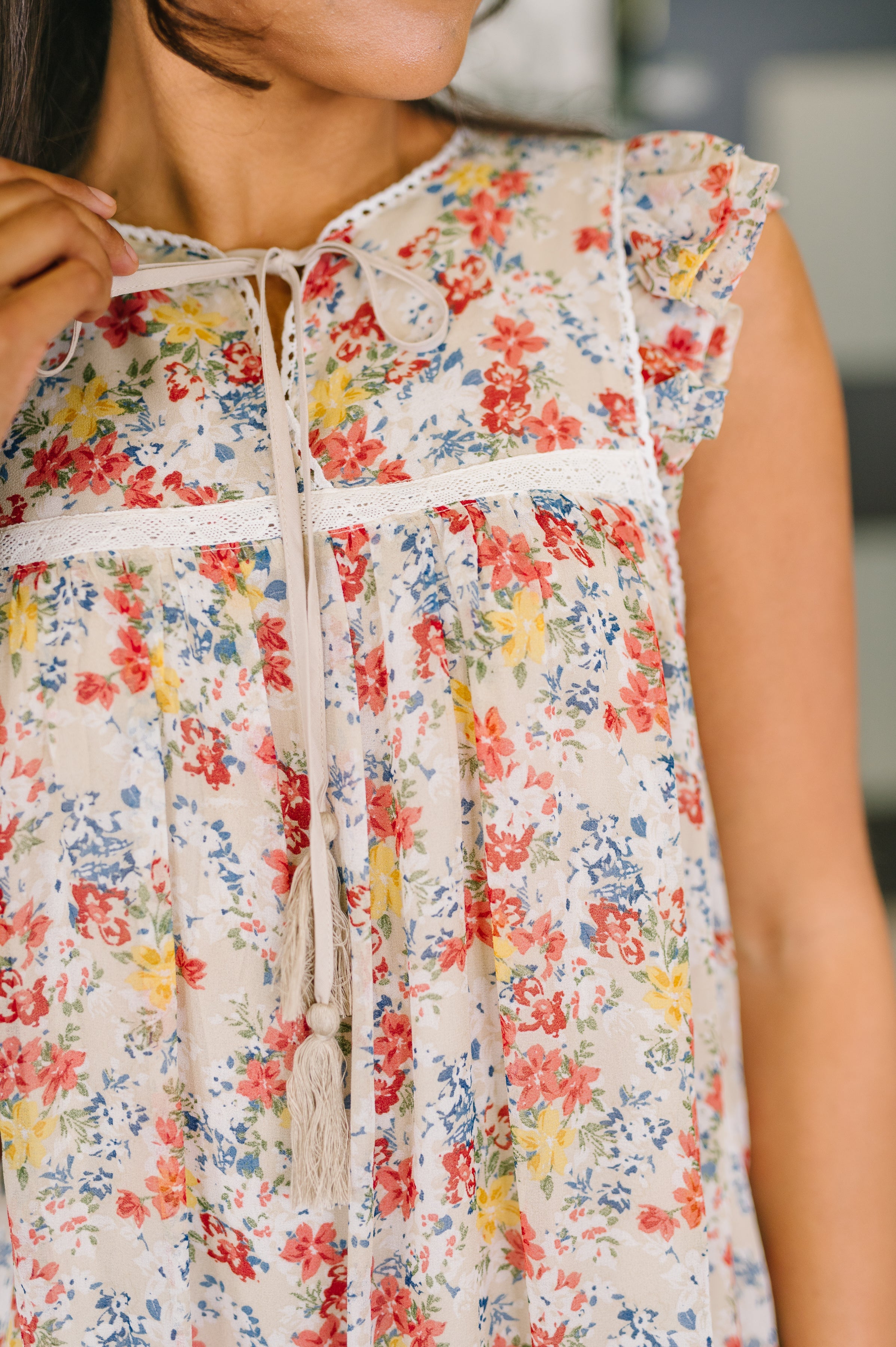 Precisely Me Smock Midi Dress Midi Dress Ave Shops- Tilden Co.