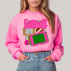 Preppy Stadium in Pink Sweatshirt Womens Ave Shops- Tilden Co.