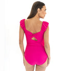 Puffy Sleeve One Piece Swimsuit One Piece Swimsuit Janela Bay- Tilden Co.