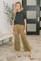 Rest Assured Basic Relaxed Tee in Charcoal Womens Ave Shops- Tilden Co.