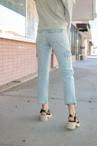 Felicity High Rise Straight Cargo Jeans    Jeans Kancan- Tilden Co.