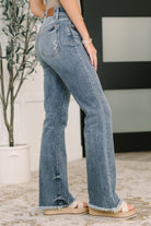 Robin High Waist Bootcut with Fray Hem Womens Ave Shops- Tilden Co.
