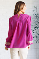 Rodeo Queen Embroidered Blouse    Tops Ave Shops- Tilden Co.