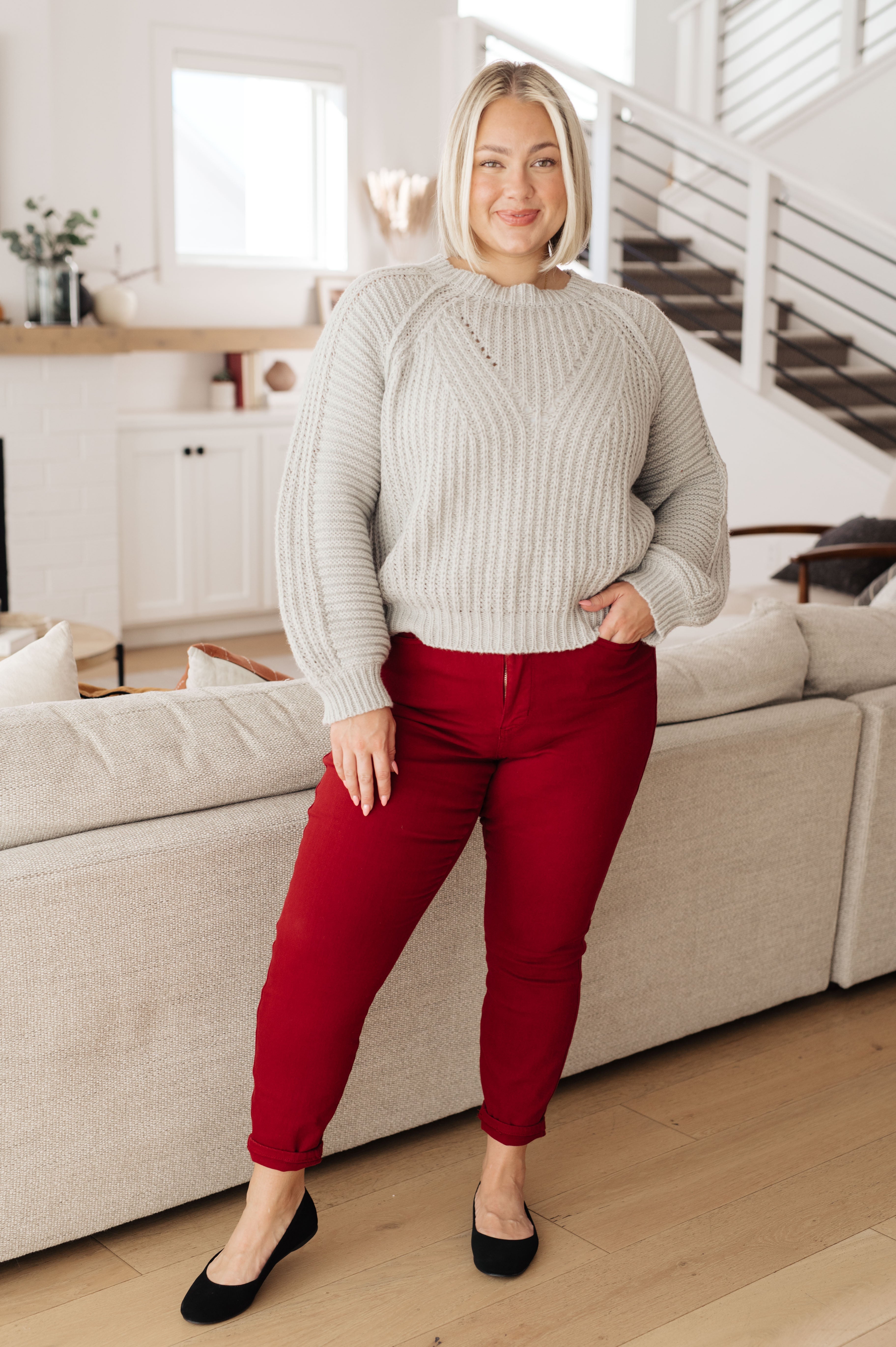 Roll on By Balloon Sleeve Sweater Tops Ave Shops- Tilden Co.