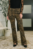 Roxy High Waist Bootcut Leopard Print Womens Ave Shops- Tilden Co.