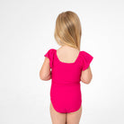 Ruffle Sleeve One Piece (Girls) One Piece Swimsuit Janela Bay- Tilden Co.