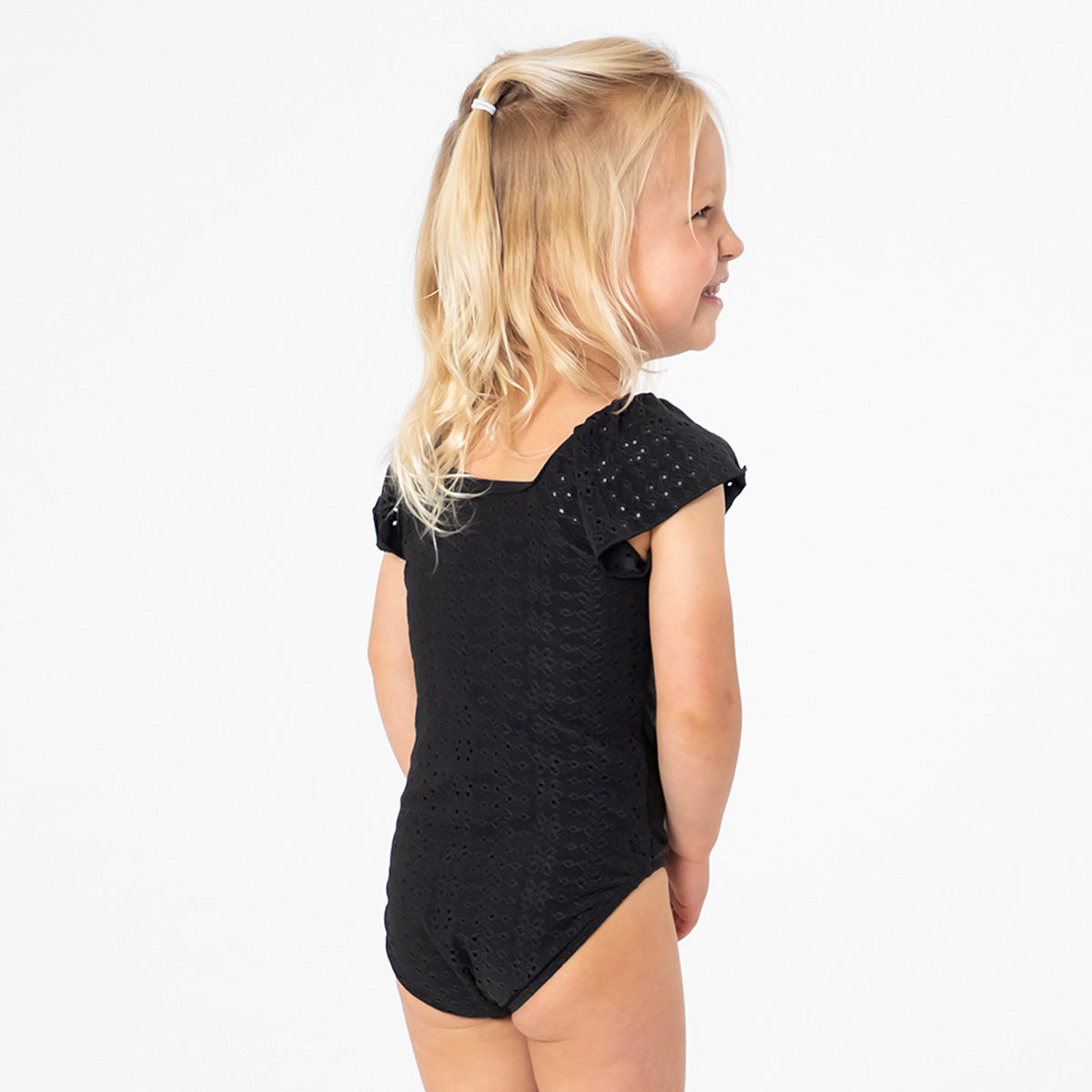 Ruffle Sleeve One Piece (Girls) Janela Bay- Tilden Co.