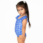 Ruffle Sleeve One Piece (Girls) One Piece Swimsuit Janela Bay- Tilden Co.
