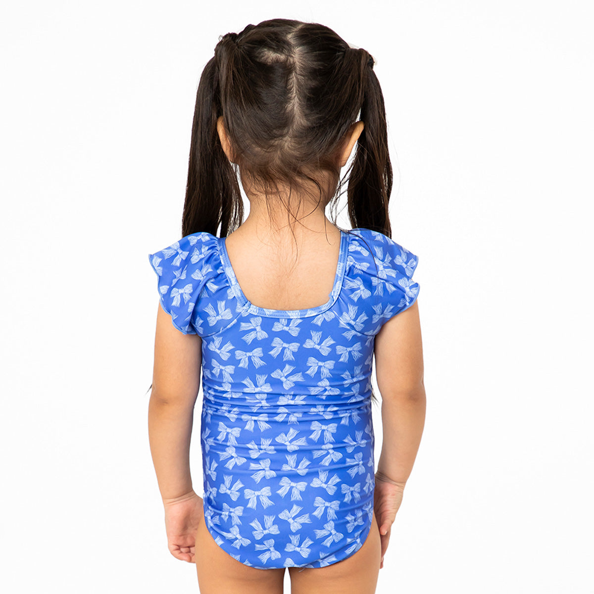 Ruffle Sleeve One Piece (Girls) Janela Bay- Tilden Co.