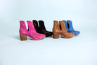 Journee Ankle Boots in Tan 110 Fashion Boots Naughty Monkey- Tilden Co.