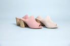 Helena Heeled Sandal in Blush Suede    Shoes Ave Shops- Tilden Co.