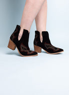 Journee Ankle Boots in Black    Shoes Ave Shops- Tilden Co.