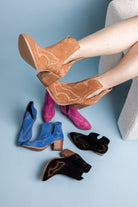 Journee Ankle Boots in Tan 110 Fashion Boots Naughty Monkey- Tilden Co.