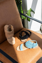 Fringe Star Sandal in Teal    Shoes Ave Shops- Tilden Co.