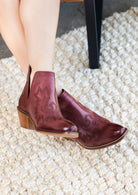 Kickin' Booties in Burgundy    Shoes Ave Shops- Tilden Co.