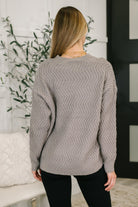 Rush of Joy Textured Long Sleeve Top Womens Ave Shops- Tilden Co.