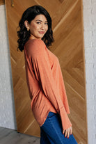 Rustic Charm Long Sleeve Top    Tops Ave Shops- Tilden Co.