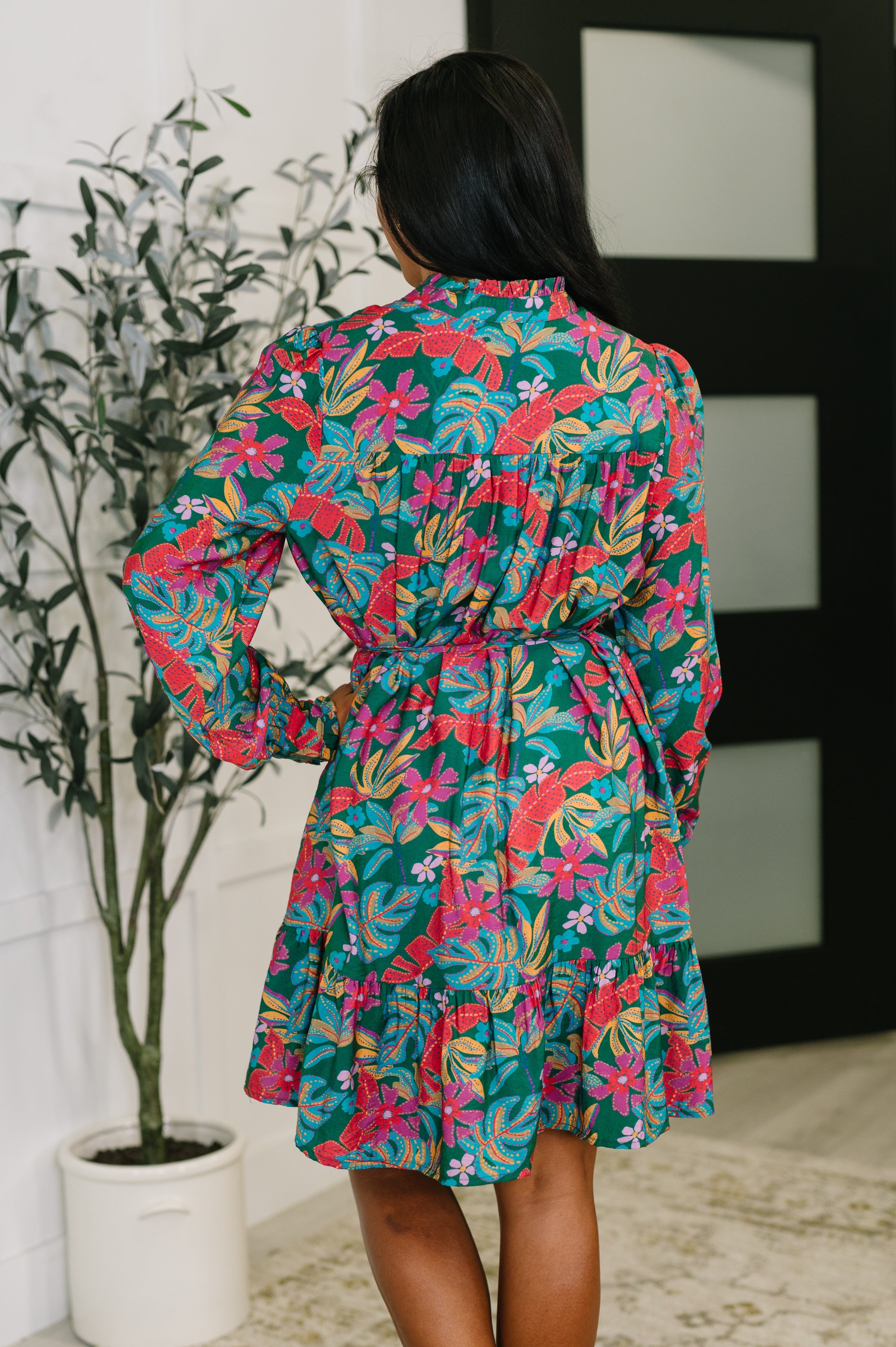 Rustic Retreat Long Sleeve Dress Womens Ave Shops- Tilden Co.