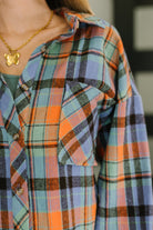 Rustic Rhythm Plaid Button Down Womens Ave Shops- Tilden Co.