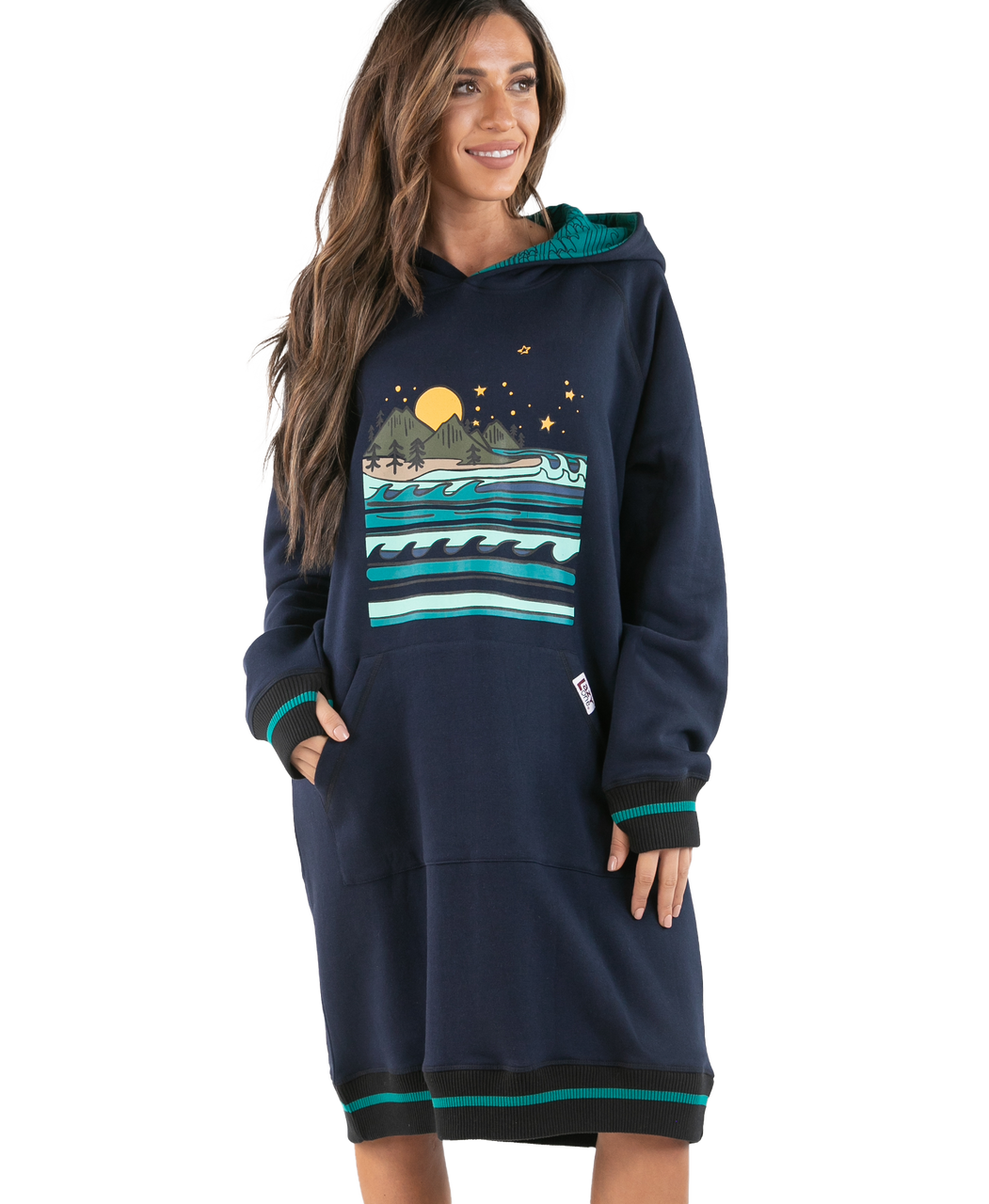 Coastal Sleep Hoodie Pajamas LazyOne- Tilden Co.