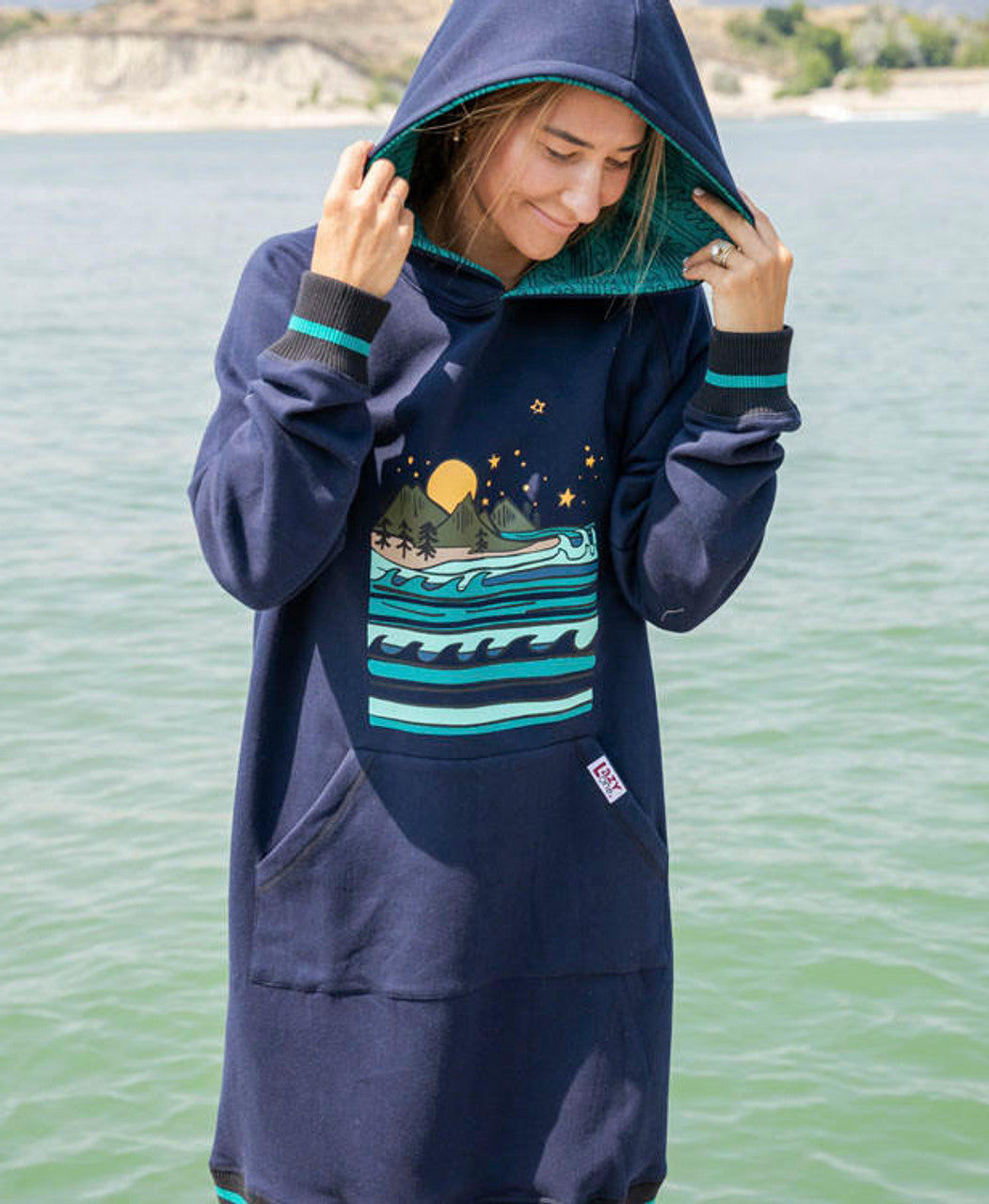 Coastal Sleep Hoodie Pajamas LazyOne- Tilden Co.