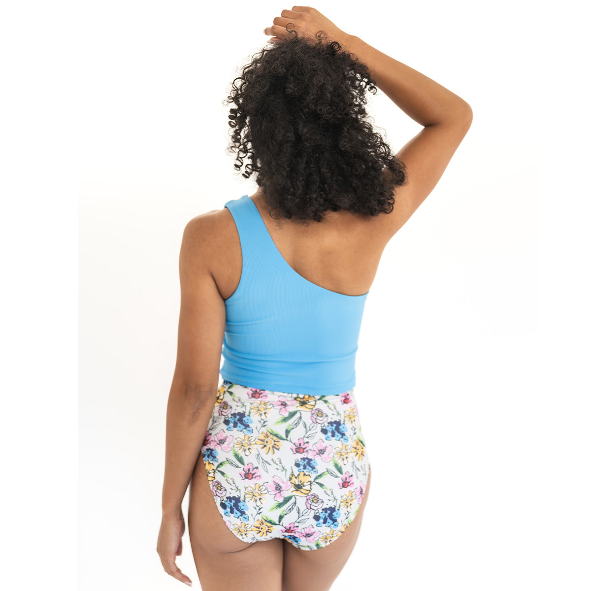 Single Shoulder Tankini Top Swim Top Janela Bay- Tilden Co.