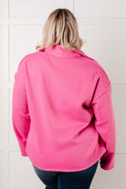 Same Ol' Situation Collared Pullover in Hot Pink Tops Ave Shops- Tilden Co.