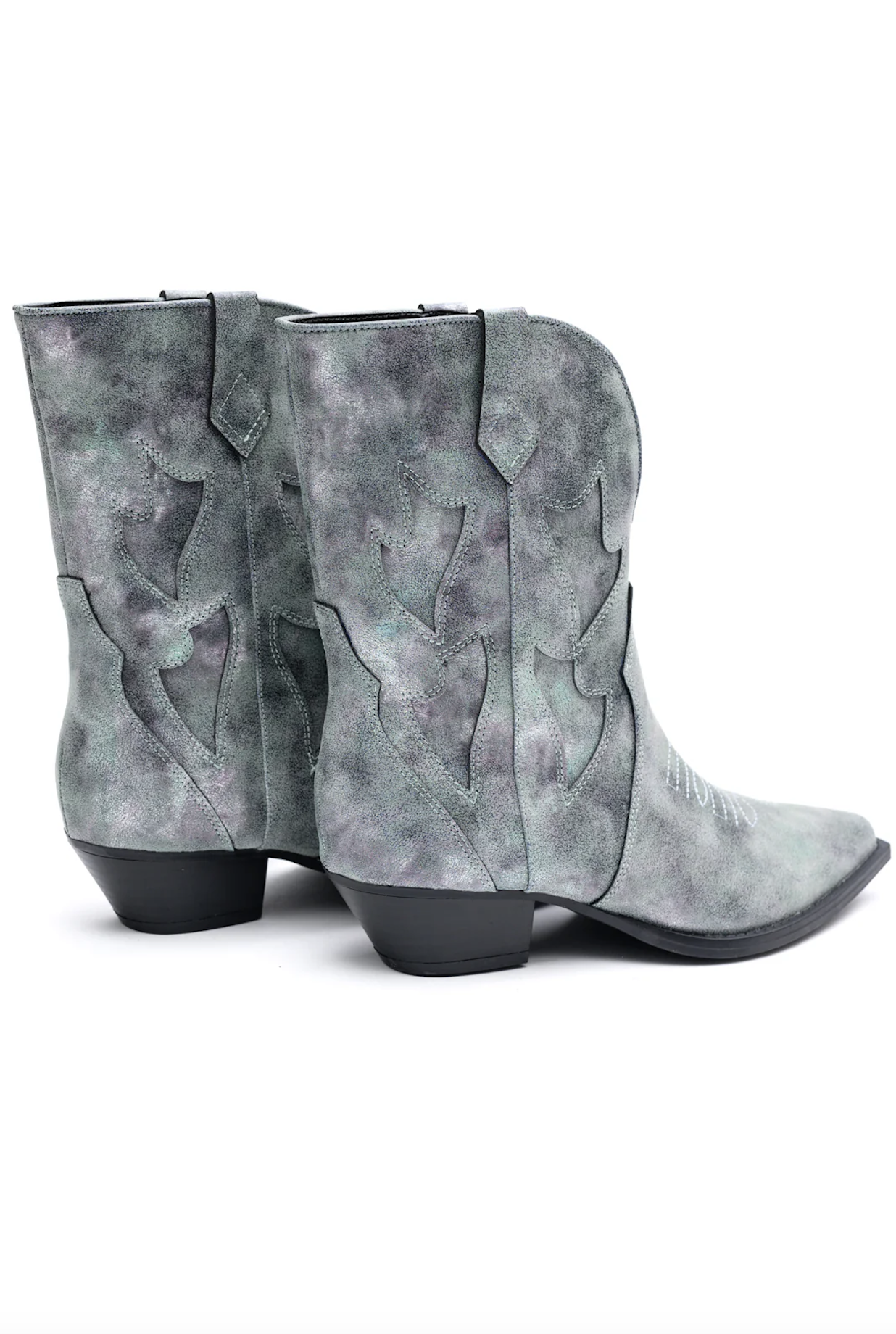 Jersey Metallic Boot in Blue Shoes Ave Shops- Tilden Co.