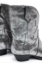 Jersey Metallic Boot in Silver 110 Fashion Boots Naughty Monkey- Tilden Co.