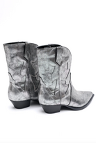 Jersey Metallic Boot in Silver 110 Fashion Boots Naughty Monkey- Tilden Co.