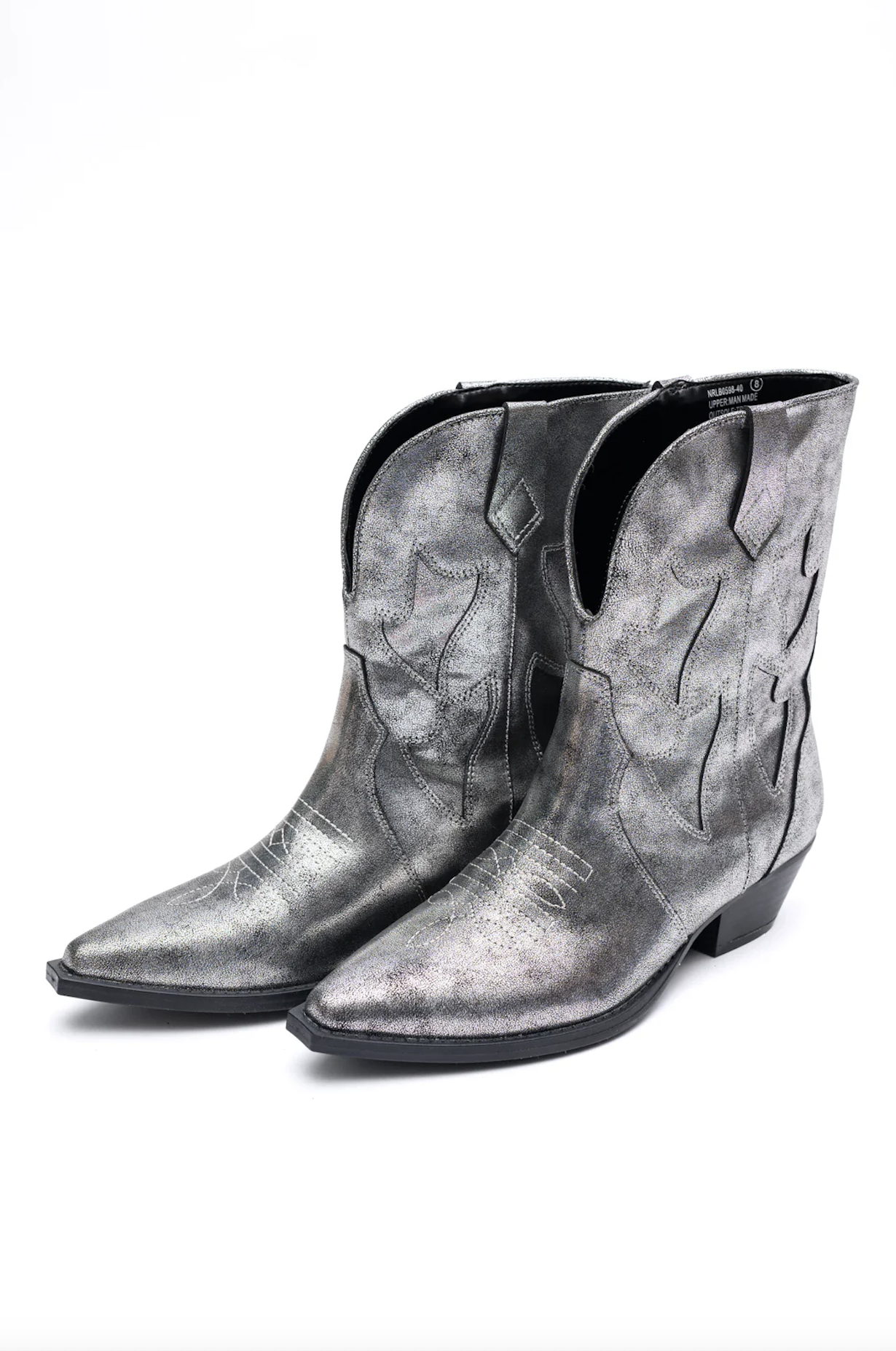 Jersey Metallic Boot in Silver Shoes Ave Shops- Tilden Co.