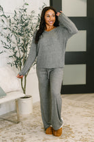 Seasonal Snooze Top and Bottom Set in Black Womens Ave Shops- Tilden Co.