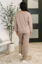 Seasonal Snooze Top and Bottom Set in Brown Womens Ave Shops- Tilden Co.