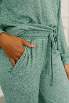 Seasonal Snooze Top and Bottom Set in Hunter Green Womens Ave Shops- Tilden Co.
